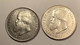 Brazil 1888 + 1889 2000 Reis Silver Coin Of Petrus II, AU Condition (Brésil Empire Monnaie D‘ Argent SUP, Crown - Brazilië