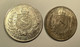 Brazil 1888 + 1889 2000 Reis Silver Coin Of Petrus II, AU Condition (Brésil Empire Monnaie D‘ Argent SUP, Crown - Brasile