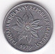 Madagascar 2 Francs 1979,  Acier Inoxydable, KM# 9 - Madagaskar