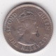 Ile Maurice 1/2 Rupee 1975 Elizabeth II. KM# 37 - Mauritius