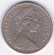 Fidji 20 Cents 1975 Elizabeth II, Cupronickel, KM# 31 - Fidji