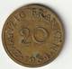 Lot De  Monnaies De Sarre 10 Franken. 1954+ 20 Franken.x2 1954 +100 Franken 1955 - 20 Pfennig