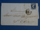 BN2 FRANCE  BELLE LETTRE 1856   LYON  A  ST ETIENNE  +NAPOLEON N° 14  +AFFRANCH.  INTERESSANT++ + - 1853-1860 Napoléon III