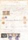Turkey & Ottoman Empire - Turkish Air Agency Aid Stamp & Rare Document With Stamps - 184 - Brieven En Documenten