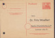 Berlin Postal Stationery Ganzsache DIESNNER & Co.,Berlin-Rudow PRIVATE Print Dr. FRITZ WOELFERT Berlin-Charlottenburg - Cartoline Private - Nuovi