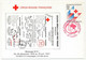 FRANCE Carte Postale "Ligue Internationale De La Croix Rouge" Cannes 1989 Oblit Temporaire Rouge - Brieven En Documenten