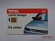 CARTE  A PUCE CHIP CARD CARTE LAVAGE AUTO TOTAL 54 UNITES - Car Wash