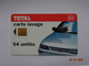 CARTE  A PUCE CHIP CARD CARTE LAVAGE AUTO TOTAL 54 UNITES - Car Wash Cards
