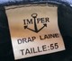 Delcampe - Ancienne CASQUETTE Style De MARIN - Taille 55 - IMPER Laine - " Neuf De Stock" - Vers 1980 - Accessoires