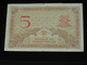 MADAGASCAR - 5 Cinq Francs 1937 Banque De Madagascar  **** EN ACHAT IMMEDIAT **** - Madagascar