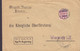 Deutsches Reich KÖNIGLICHE REGIERUNG Postoblat, HILDESHEIM 1903 Cover Brief WEENZEN I. H. Bahnpost VOLDAGSEN-DELLIGSEN - Dienstmarken