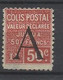 France Colis Postaux   N° 84  Neuf   ( *  )  AB/B   Voir Scans Solde - Mint/Hinged