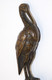 Delcampe - *SUPERBE ETOUFFOIR BOUGIE BRONZE OISEAU HERON BELLE PATINE BRUNE COLLECTION  E - Candeleros, Candelabros Y Palmatorias