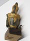 Delcampe - *TETE BRONZE SOCLE BOIS DIVINITE ASIATIQUE PRINCE THAÏLANDAIS ASIE Collection  E - Bronzen