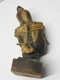 Delcampe - *TETE BRONZE SOCLE BOIS DIVINITE ASIATIQUE PRINCE THAÏLANDAIS ASIE Collection  E - Bronces