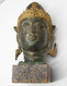 Delcampe - *TETE BRONZE SOCLE BOIS DIVINITE ASIATIQUE PRINCE THAÏLANDAIS ASIE Collection  E - Bronces