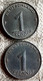 DUITSLAND / /D.D.R.:  2X 1 PFENNIG 1952 A + 1953 A KM 3 VZGL - 1 Mark