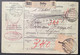 BRETTEN BADEN 1920 Germania SELTENE MEF Mi104Paketkarte MOLITOR PINSEL>Schweiz (pinceau Peinture Art Paintbrush Painting - Storia Postale