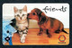 Singapore Old Transport Subway Train Bus Ticket Card Transitlink Used Friends Cat Dog - World