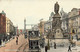 Irlande - Dublin - O'connell - Statue And O'connell Street - Colorisé - Tram - Carte Postale Ancienne - Dublin