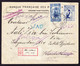 1927 R-Brief Aus Galata Mit Mischfrankatur Nach Kadiköy. Umadressiert - Covers & Documents
