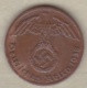 1 Reichspfennig 1938 F (STUTGART)   Bronze - 1 Reichspfennig