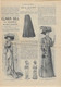 LA MODA ILLUSTRATA EDITRICE SONZOGNO MILANO 1909 + CARTAMODELLO BIS - Fashion