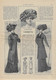 LA MODA ILLUSTRATA EDITRICE SONZOGNO MILANO 1909 + CARTAMODELLO BIS - Mode