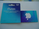 GREECE  USED PHONECARDS  OTHERS APP STORE & ITUNES UNIT 15 EURO WITH FOLDER - Musique