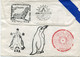 LETTRE AVEC INSCRIPTION MANUSCRITE " PREMIERE EQUIPE D'HIVERNAGE CHINOISE EN ANTARCTIQUE " + CACHET IXe EXPEDITION...... - Onderzoeksprogramma's