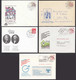 BRD Bundesrepublik 5 Stück Privat-Ganzsachen Gestempelt   (28761 - Privé Briefomslagen - Ongebruikt
