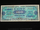 ASSEZ RARE Billet De Débarquement - 100 Francs DRAPEAU FRANCE 1944 - Sans Série    **** EN ACHAT IMMEDIAT **** - 1944 Drapeau/France