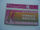 BELGIUM USED CARDS GYMNASTIC WORLD CUP 1990  009F - Otros & Sin Clasificación