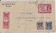 1947 - BURMA / BIRMANIE ! TIMBRES INDIA SURCHARGES Sur ENVELOPPE AIRMAIL De RANGOON => PARIS - Birmanie (...-1947)