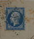 BN4  FRANCE    LETTRE DEVANT  1859 ST MALO    + NAP. N°14 +.  +AFFRANCH. INTERESSANT - 1853-1860 Napoléon III.