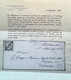 Delcampe - MONTAZZOLI (Abruzzo, Chieti) R1=16500€ Distribuzione Annulato A Penna 1865 Lettera Cert E.Diena (Regno D’ Italia/Napoli - Marcofilie