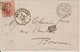 BELGIQUE - 1865 - ENVELOPPE De BRUXELLES Avec ENTREE AMBULANT BELGIQUE à QUIEVRAIN => BORDEAUX - 1858-1862 Medaillen (9/12)