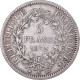 Monnaie, France, Hercule, 5 Francs, 1872, Paris, TTB, Argent, Gadoury:745a - J. 5 Francos