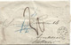 DENMARK DANMARK - 1866 STAMPLESS LETTER FROM KOLDING VIA GERMANY HAMBURG TO NETHERLANDS ARNHEIM - Covers & Documents