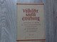 Völkische Musikerziehung  (boek Duits)  Mai 1939  - Monatsschrift Fur Das Musikerziehungswesen - Música