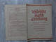 Völkische Musikerziehung  (boek Duits)  Mai 1939  - Monatsschrift Fur Das Musikerziehungswesen - Música