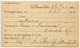 United States 1911 Scott UX19 Postal Card Hamlet & Atlanta RPO; Abbeville, South Carolina To Atlanta, Georgia - 1901-20