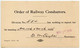United States 1915 Scott UX24 Postal Card Roanoke & Charleston RPO; To Cedar Rapids, Iowa - Order Of Railway Conductors - 1901-20