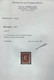 CERTIFICAT SCHELLER: Belgique COB 37 1878 5fr Brun-rouge Neuf * Quasiment TB  (Belgium Mint MH Og - 1869-1883 Leopoldo II