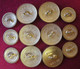 RARE Rolls Royce Motors Set 12 Buttons Boutons De Livrée Par Holland & Sherry Avec Colissimo Pour Europe - Knöpfe