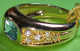 Jolie BAGUE - Plaquée OR Pierre De Synthèse- Diamètre Intérieur(pour Le Doigt): Environ 17 Mm -"neuf De Stock"-Vers 2000 - Rings