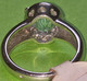 BAGUE "cœur" ARGENT Massif- Zirconium - Diamètre Intérieur (pour Le Doigt) : Environ 17 Mm - "neuf De Stock" - Vers 2000 - Anelli