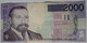 België/Belgique 2000 Fr Type Victor Horta (Cat. Morin 2019 Nr. 107) - 2000 Francs