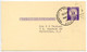 United States 1959 Scott UX46 Postal Card Newport & Springfield RPO; To Millville, New Jersey - 1941-60