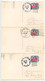 United States 1965 & 1967 Scott UX52 Coast Guard 6 Postal Cards, Mix Of Railway & Highway Post Office Postmarks - 1961-80